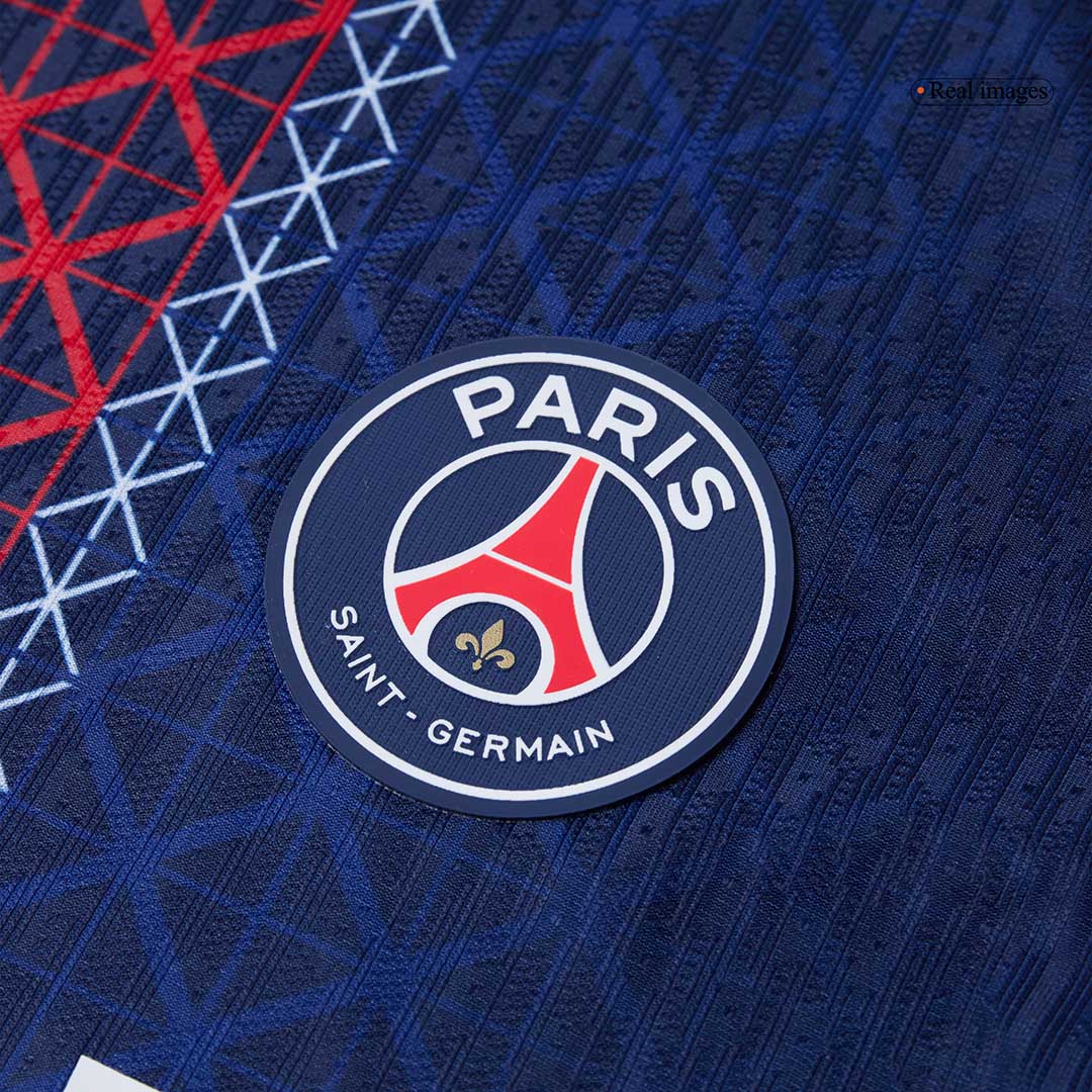 Jogador KVARATSKHELIA #7 PSG Casa Futebol Camisas 2025/26 Marinha - Image 9