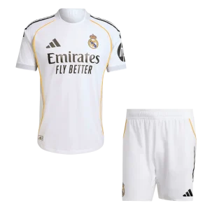 Jogador Real Madrid Casa Camisa Conjunto (Camisola + Calções) 2025/26- Branco