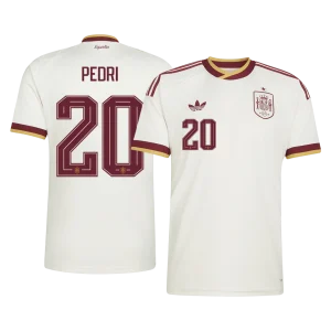 PEDRI #20 Espanha Fora Copa do Mundo Camisa 2026 Branco