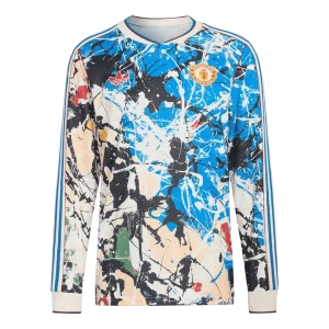 Manchester United Manga comprida Camisa 2025/26 Azul