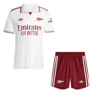 Arsenal Terceira Camisa Conjunto(Camisa+Calções) 2025/26 Branco