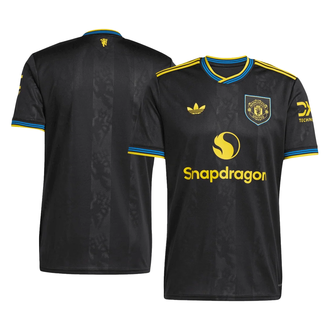 Manchester United Fora Terceira Camisa 2025/26- Preto - Image 3