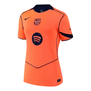 Mulheres Barcelona Terceiro Fora Camisa 2025/26- Laranja