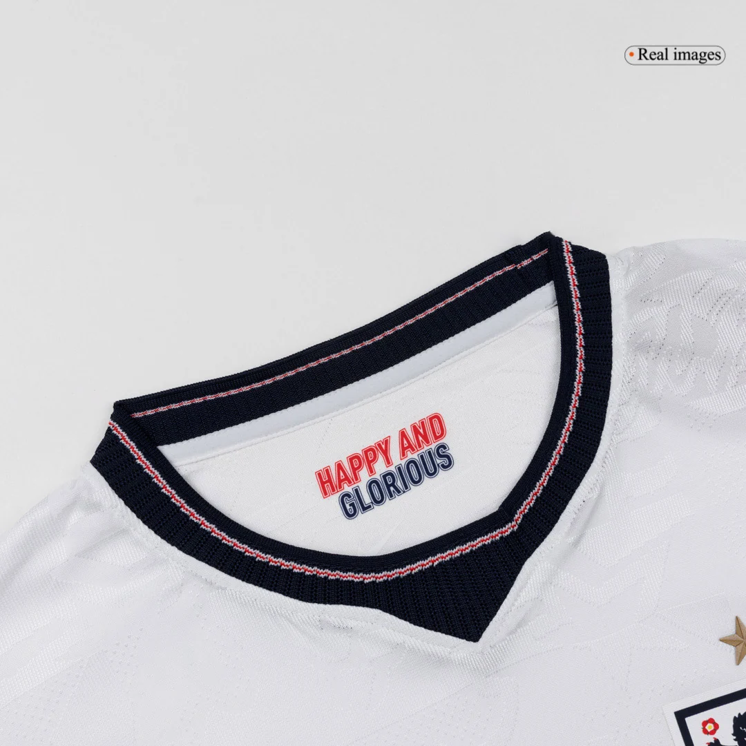 Jogador Inglaterra Casa Copa do Mundo Futebol Camisas 2026 Branco - Image 8