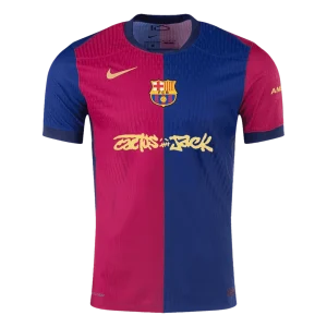 Camisola Versão Jogador Barcelona & Travis Scott Casa