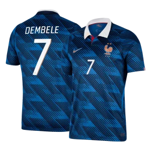 DEMBÉLÉ #7 França Casa Copa do Mundo Camisa 2026 Azul