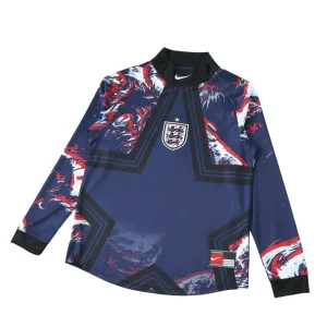 Camisola Inglaterra guarda redes manga longa Copa do Mundo 2026 - azul