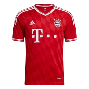 Retrô Bayern Munich Casa Camisa 2013/14 Vermelho