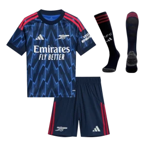 Arsenal Infantil 
 Fora Futebol Camisa Conjunto (Camisa+Shorts+Meias) 2025/26 Azul
