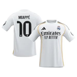 【Super Qualidade】MBAPPÉ #10 Real Madrid
Casa Futebol Camisa 2025/26 Branco