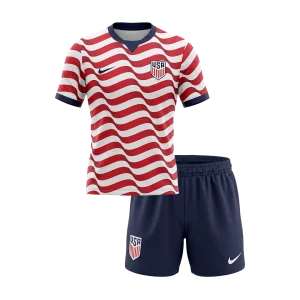 EUA Infantil Casa Copa do Mundo Futebol Camisa Conjunto (Camisa+Shorts) 2026