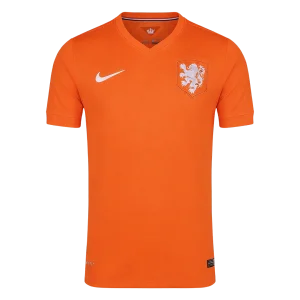 Retrô Países Baixos Casa Copa do Mundo Camisa 2014 Laranja