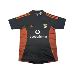 Camisola retrô preta alternativa 2002/2003