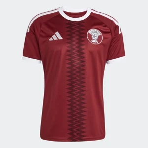 Camisola Seleção do Qatar principal vermelha - Copa do Mundo 2026