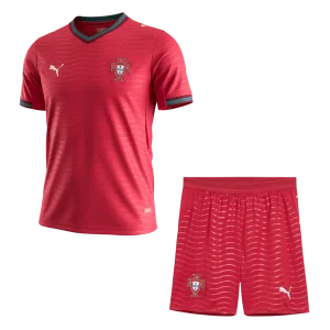 Portugal Casa Copa do Mundo Camisa Conjunto(Camisa+Calções) 2026 Vermelho