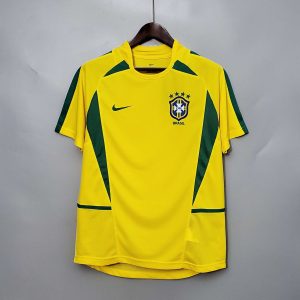 Camisola Retrô Seleção Brasil 2002/02 Home