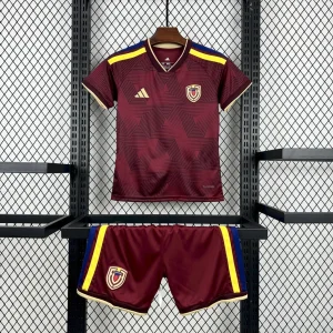 Conjunto infantil Seleção Venezuela principal vinho COPA DO MUNDO 2026