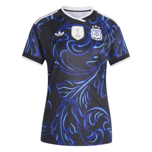 Mulheres Argentina Alternativa Camisa Copa do Mundo 2026 Preto