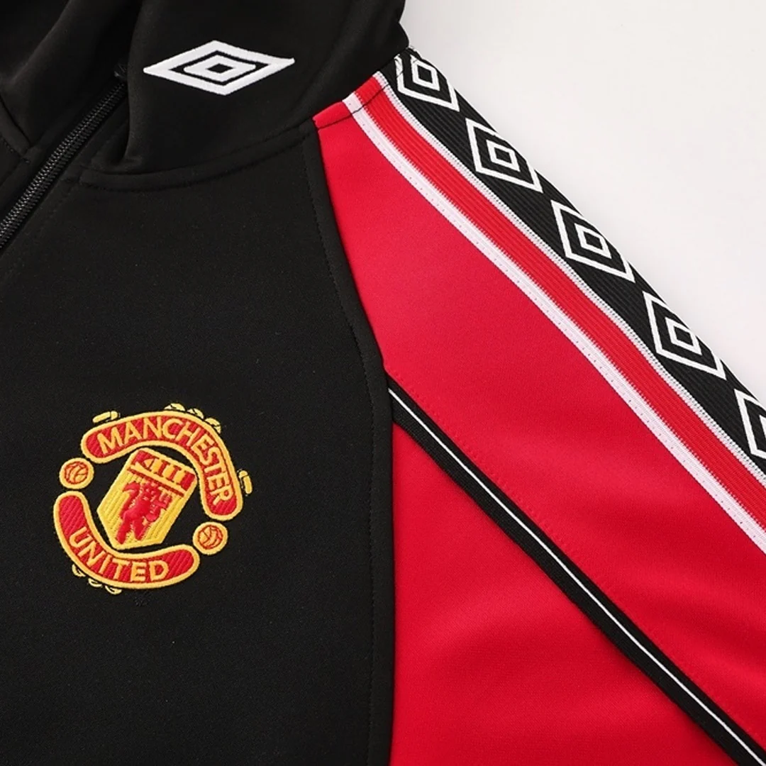 Manchester United Treino Jaqueta 2025/26 Vermelho&Preto - Image 7