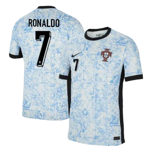 Camisola de futebol RONALDO #7 Portugal fora de casa 2024