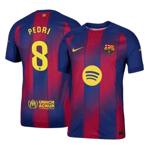 Jogador PEDRI #8 Barcelona Casa Futebol Camisas 2025/26