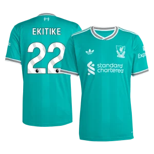 EKITIKE #22 Liverpool Terceira Camisa 2025/26 Verde