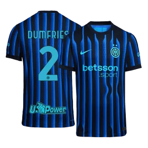 Jogador DUMFRIES #2 Inter Milan Casa Futebol Camisas 2025/26