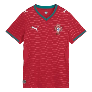 Mulheres Portugal Principal Camisa Copa do Mundo 2026 Vermelho
