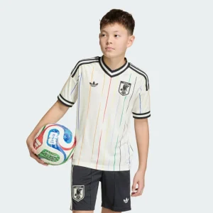Conjunto infantil Seleção Japão alternativo branco COPA DO MUNDO 2026