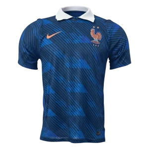 Versão do Jogador França Casa Copa do Mundo Futebol Camisas 2026 Azul
