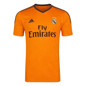 Retrô Real Madrid Terceira Camisa 2013/14 Laranja