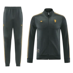 Manchester United Treino Jaqueta Conjunto (Jaqueta+Calças) 2025/26 Preto