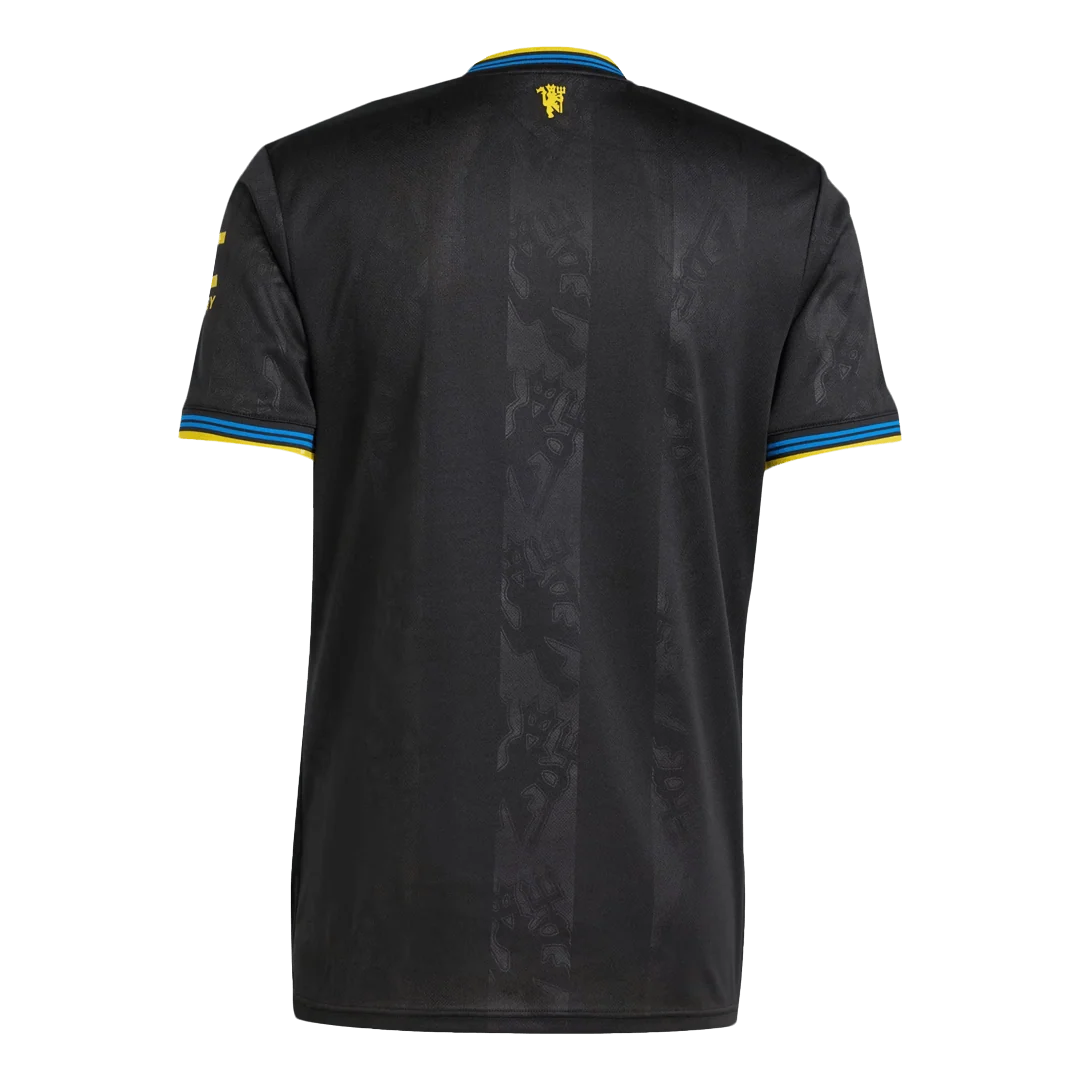 Manchester United Fora Terceira Camisa 2025/26- Preto - Image 4
