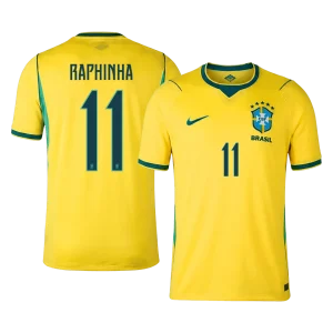 RAPHINHA #11 Brasil Casa Copa do Mundo Camisa 2026 Amarelo
