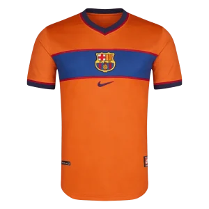 Retrô Barcelona Terceira Camisa 1998/99 Laranja