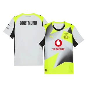 Borussia Dortmund Fora Camisa de Futebol 25/26 Cinza