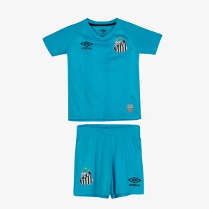 Conjunto Infantil Santos third azul 2025/26