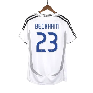BECKHAM #23 Real Madrid Retro Casa Camisola 2006/07