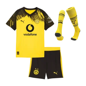 Borussia Dortmund Infantil 
 Casa Futebol Camisa Conjunto (Camisa+Shorts+Meias) 2025/26 Amarelo