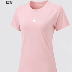 T-SHIRT ADIDAS MULHER - ROSA #2570