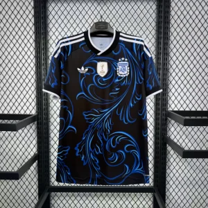 CAMISOLA ARGENTINA ALTERNATIVA  2026/27 COPA DO MUNDO PRETA HOMEM – EQUIPAMENTO