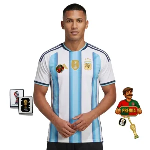 Camisola Seleção Argentina principal azul e branca COPA DO MUNDO 2026 - PLAYER - AUTHENTIC