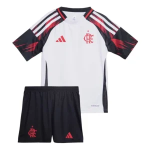 Conjunto Infantil Flamengo segundo equipamento 2025/26