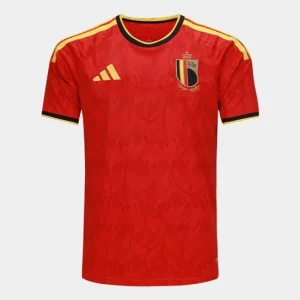 Camisola Seleção da Bélgica principal vermelha - Copa do Mundo 2026