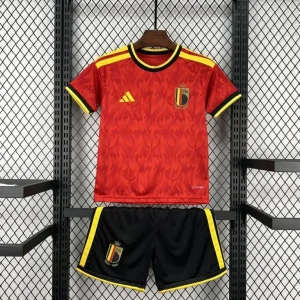 CAMISOLA BELGICA PRINCIPAL 26/27 COPA DO MUNDO 2026 - CONJUNTO INFANTIL