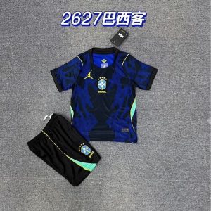 CAMISOLA BRASIL ALTERNATIVA 26/27 COPA DO MUNDO 2026 - CONJUNTO INFANTIL