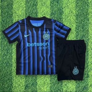 CAMISOLA INTER DE MILÃO I 25/26 CONJUNTO INFANTIL