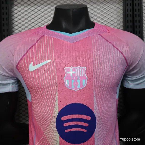 CAMISOLA BARCELONA ROSA EDIÇÃO ESPECIAL NIKE 25/26 (VERSÃO JOGADOR) - Image 7