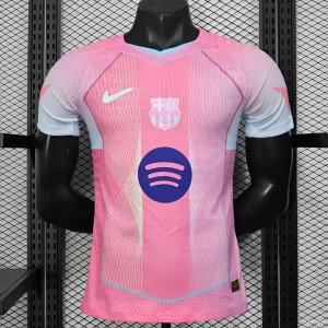 CAMISOLA BARCELONA ROSA EDIÇÃO ESPECIAL NIKE 25/26 (VERSÃO JOGADOR)