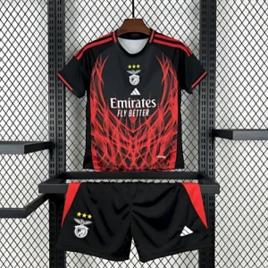 CAMISOLA BENFICA EDIÇÃO ESPECIAL 25/26 CONJUNTO INFANTIL PRETO